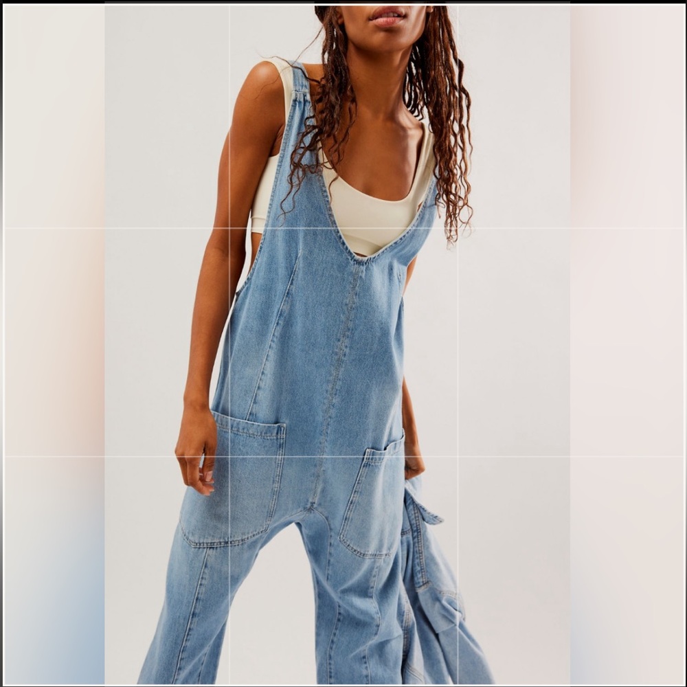 Free People We the Free High Roller Jumpsuit Overalls